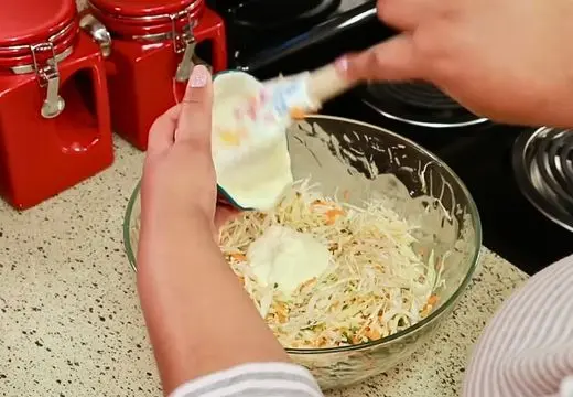 Add the Creamy Mayo Dressing