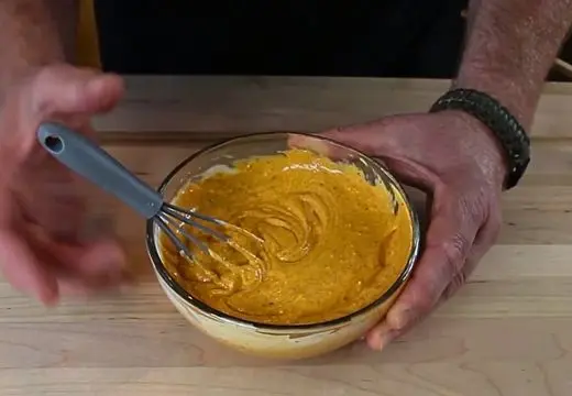 Chilling the Lava Sauce in the Refrigerator