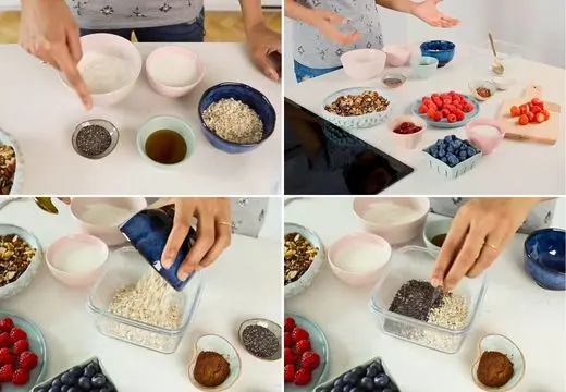 Container Selection and Ingredient Preparation