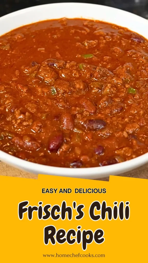 Copycat Frisch's Chili Recipe