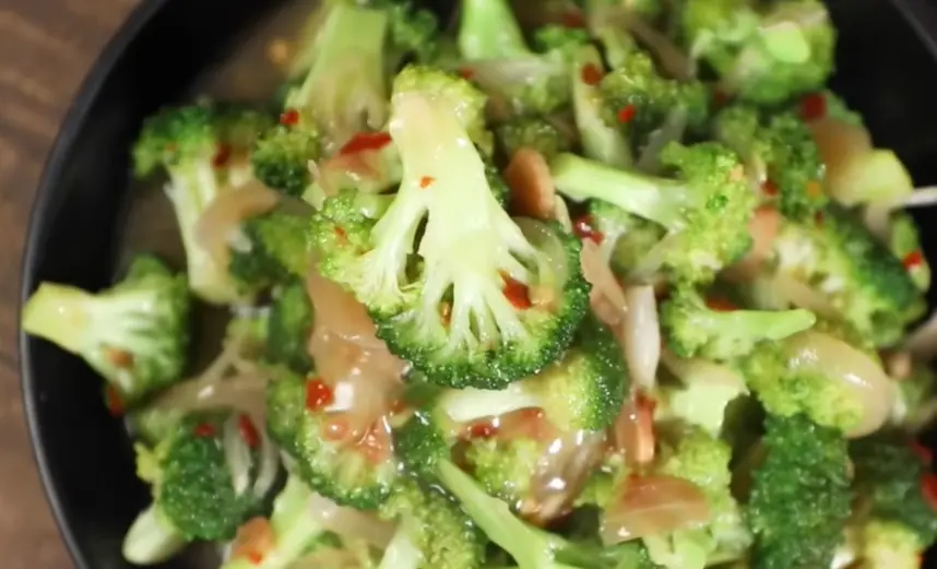 Combine Broccoli and Sauce