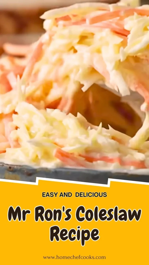 Copycat Mr Ron's Coleslaw Recipe