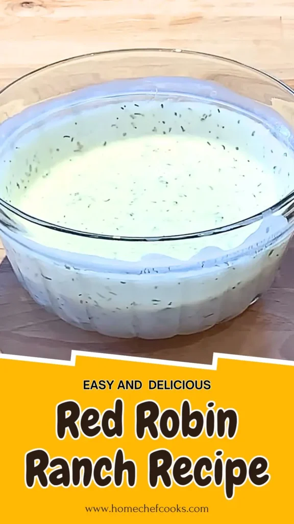 Copycat Red Robin Ranch Recipe