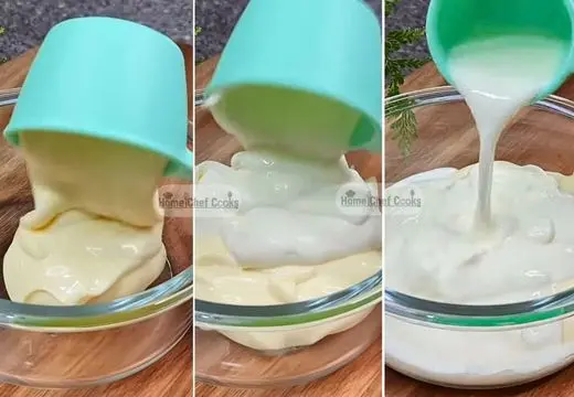 Start by Combining the Mayo and Sour Cream