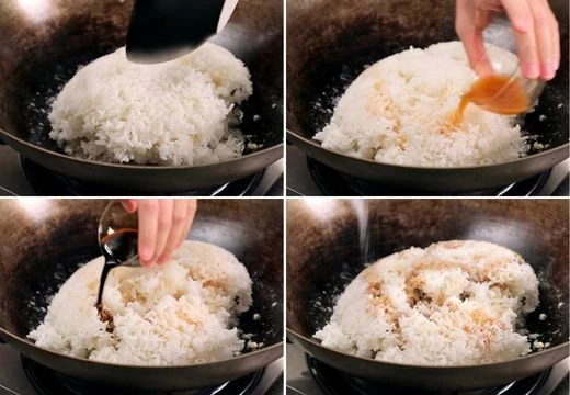 Add and Fry the Rice