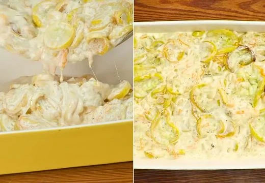 Assemble in the Baking Dish