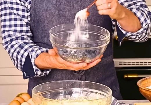 Coat the Blueberries