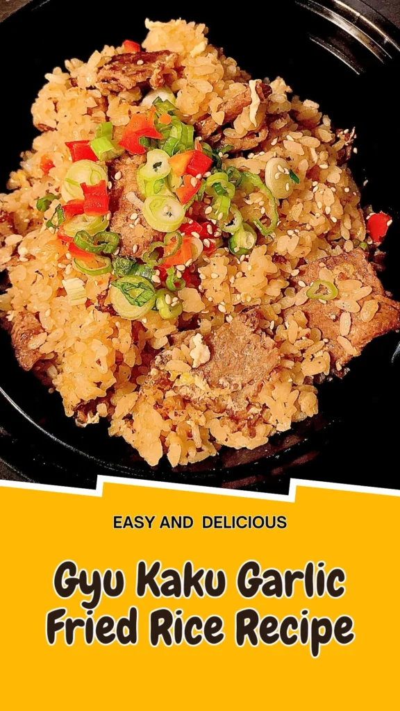 Copycat Gyu Kaku Garlic Fried Rice Recipe