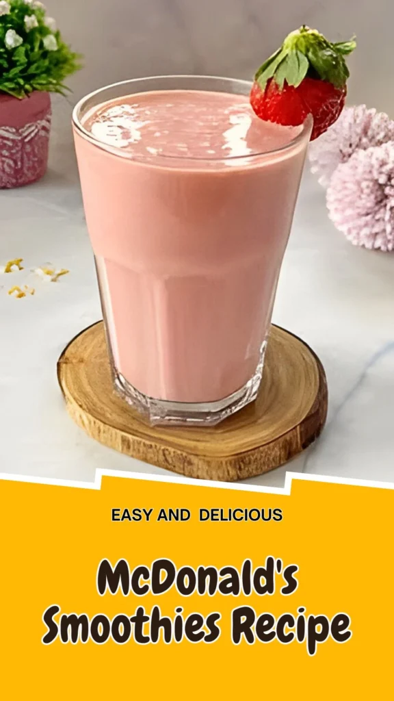 Copycat McDonald's Smoothies Recipe