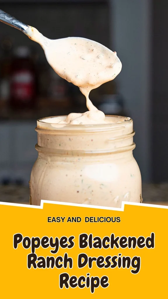 Copycat Popeyes Blackened Ranch Dressing Recipe