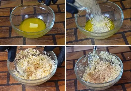 Make the Golden Breadcrumb Topping