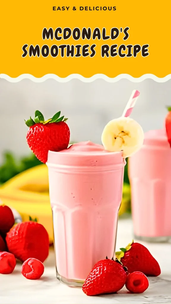 McDonald's Smoothies