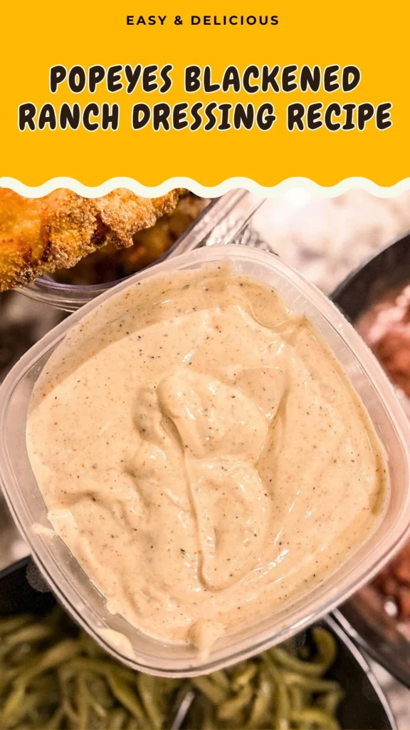 Popeyes Blackened Ranch Dressing