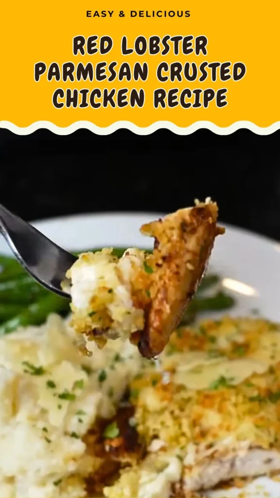 Red Lobster Parmesan Crusted Chicken