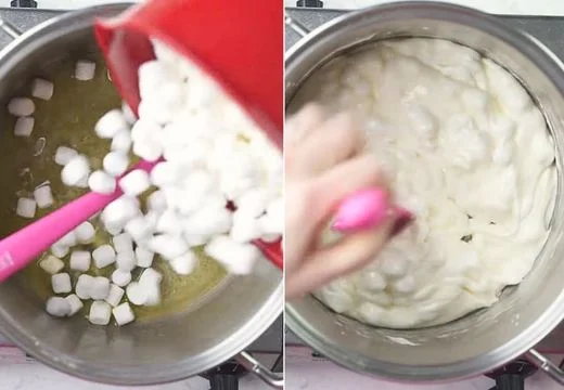 Add and Melt Marshmallows