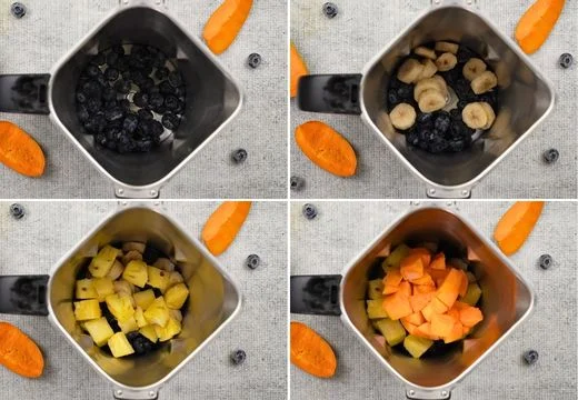 Add the Frozen Fruits