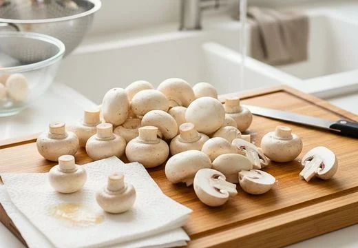 Clean and Prepare the Mushrooms