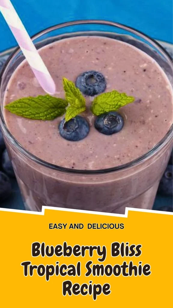 Copycat Blueberry Bliss Tropical Smoothie Recipe