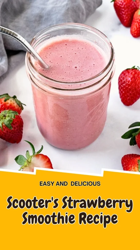 Copycat Scooter's Strawberry Smoothie Recipe