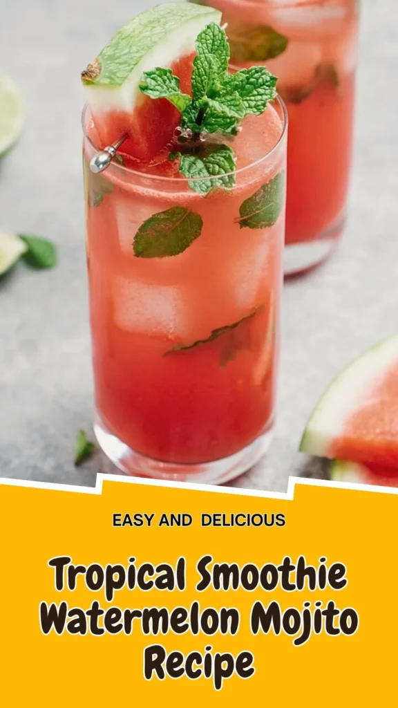Copycat Tropical Smoothie Watermelon Mojito Recipe