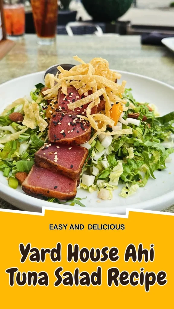 Copycat Yard House Ahi Tuna Salad Recipe