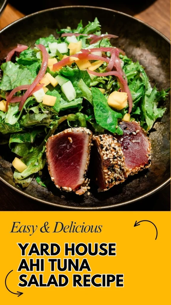 Fresh & Healthy Yard House Inspired Ahi Tuna Salad