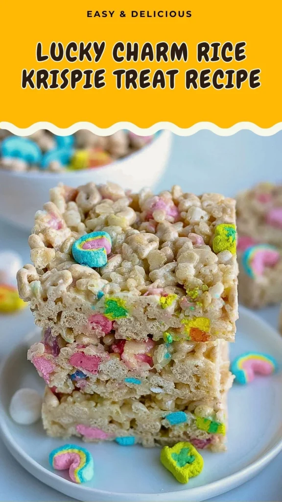 Lucky Charm Rice Krispie Treat