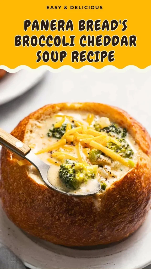 Panera Bread's Broccoli Cheddar Soup