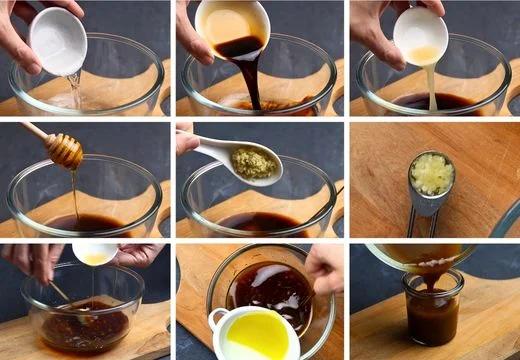 Prepare the Sesame Ginger Dressing