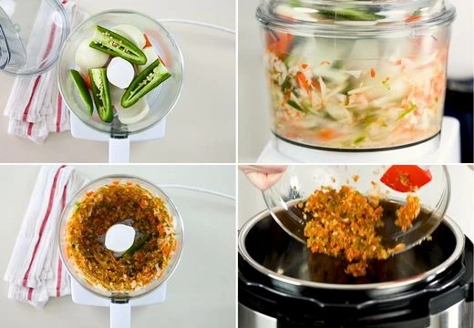 Prepare the Vegetable Paste