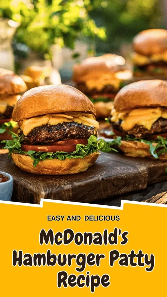 Copycat McDonald's Hamburger Patty Recipe