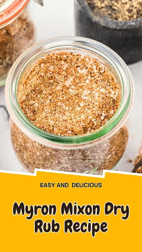 Copycat Myron Mixon Dry Rub Recipe