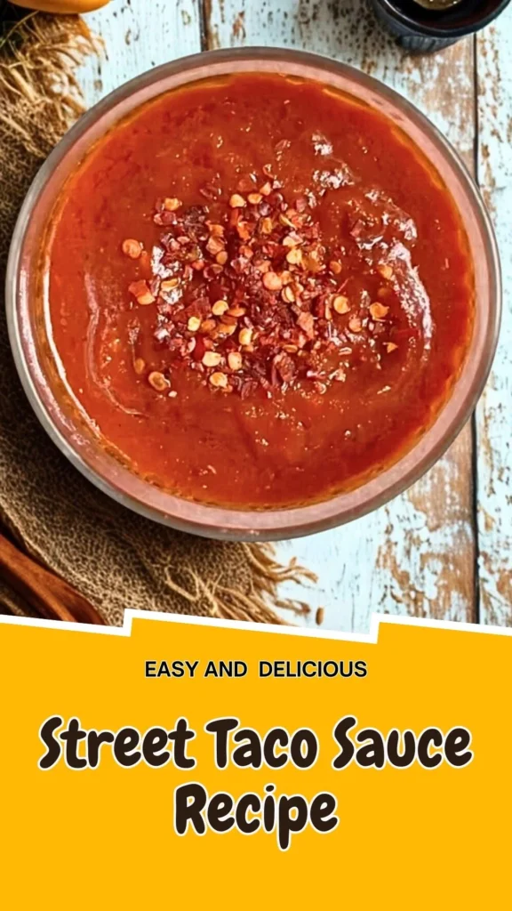 Copycat Street Taco Sauce Recipe