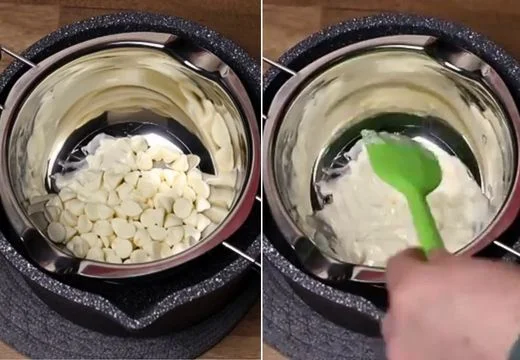 Melt the White Chocolate