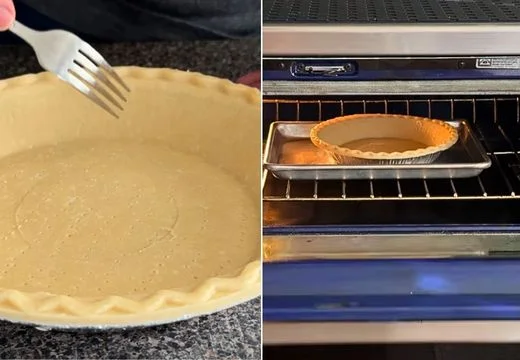 Prepare and Blind-Bake the Pie Crusts