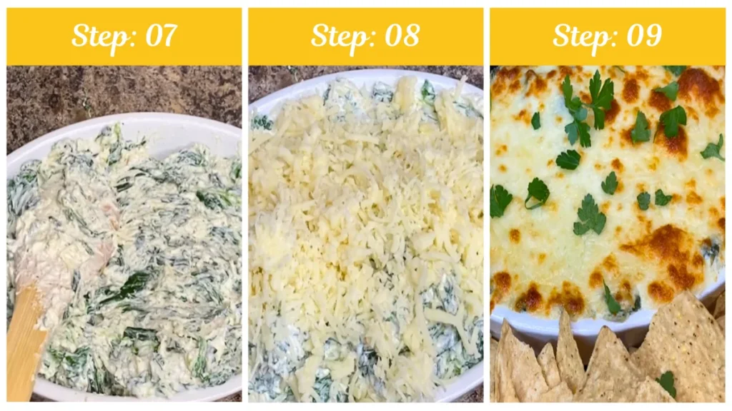 Preparing the Yard House Spinach Cheese Dip