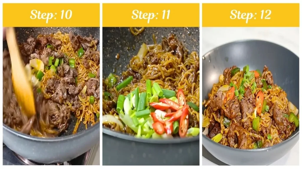 Recipe by Yard House Spicy Beef Garlic Noodles
