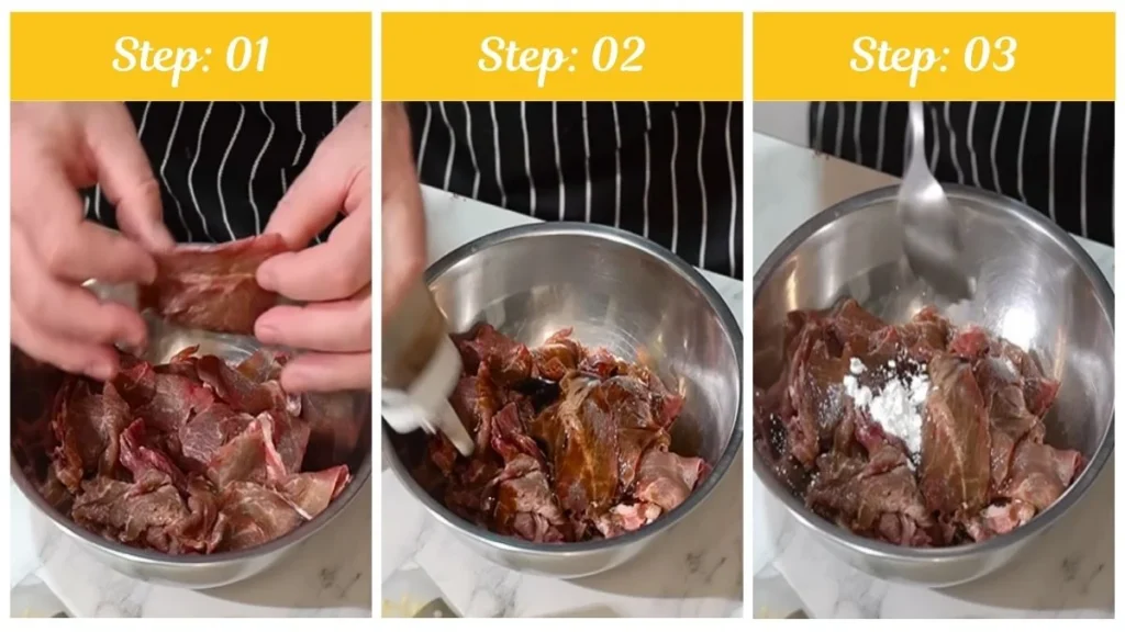 Step by Step Yard House Spicy Beef Garlic Noodles Recipe